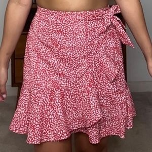 Wrap around a line skirt